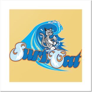 SurfCat Posters and Art